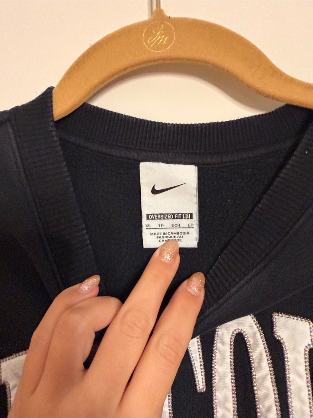 Nike Court Phoenix Fleece Over Oversized Heritage Sweatshirt - Picture 10 of 11
